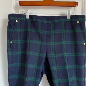 Anne Klein Plaid Pants